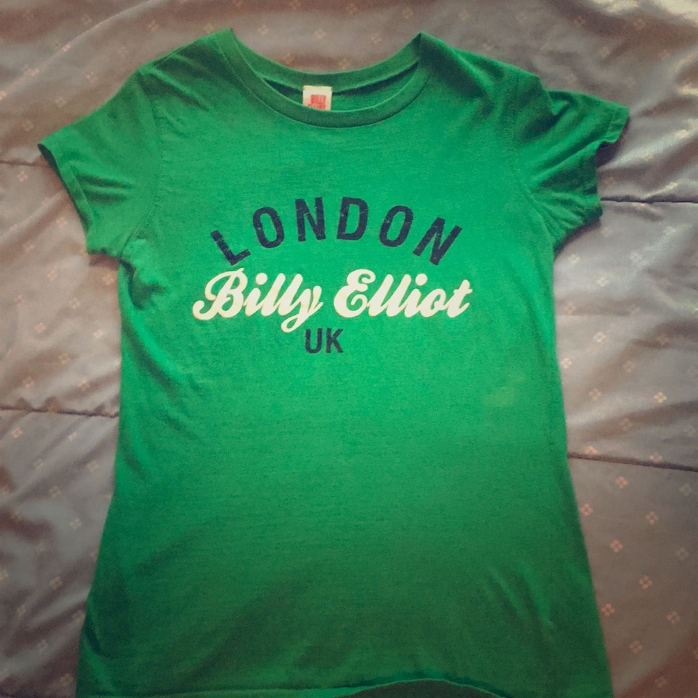 Green Billy Elliot broadway t-shirt!